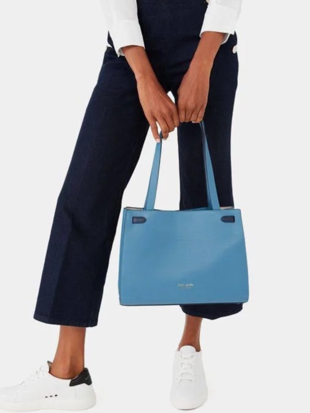 NWT Kate Spade Blue Tote “Niagara Lane”Pebbled Leather Bag